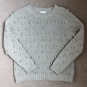 All:Row Chunky Knit Pom Pom Sweater